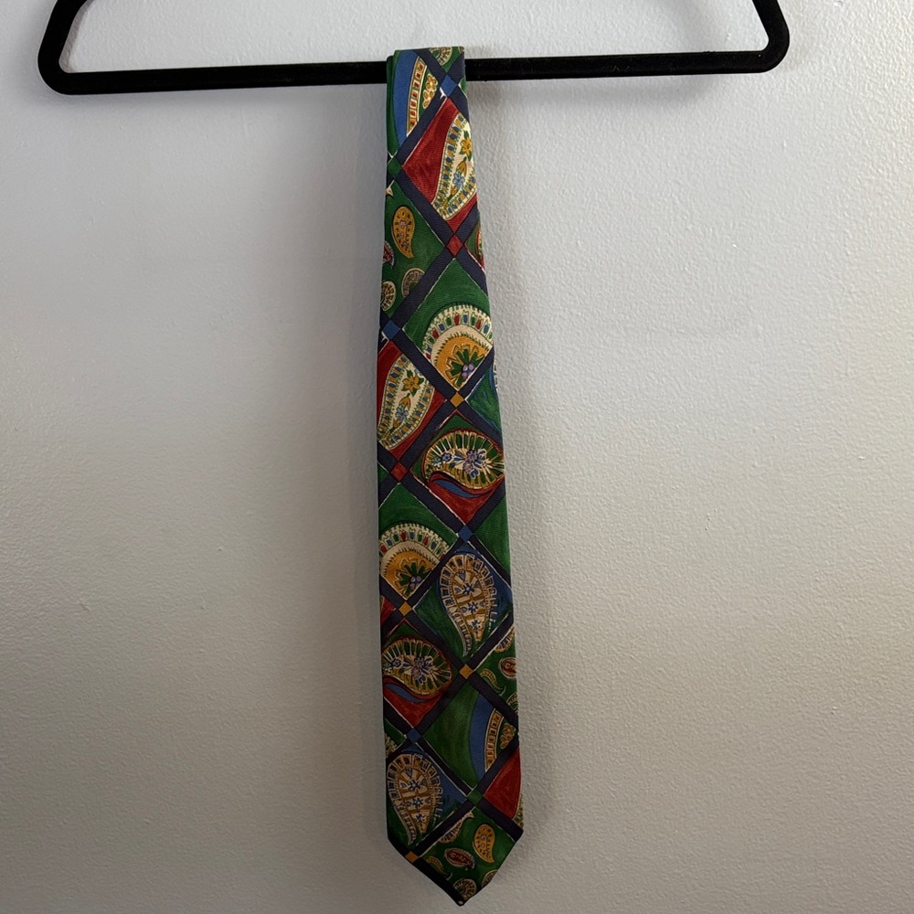 Ermenegildo Zegna Colorful Patterned Tie